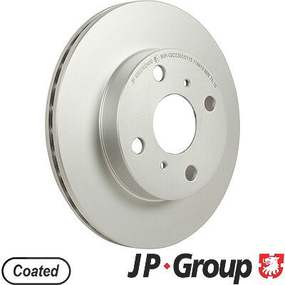 Jp Group 1x Bremsscheibe [Hersteller-Nr. 4863102400] für Toyota