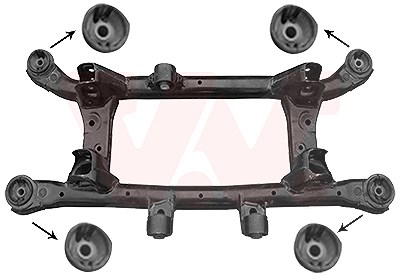 Van Wezel Achskörper [Hersteller-Nr. 8381629] für Kia, Hyundai