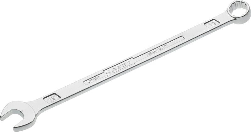Hazet Ring-Maulschlüssel - extra lang - Zwölfkant - 19 mm [Hersteller-Nr. 600LG-19]