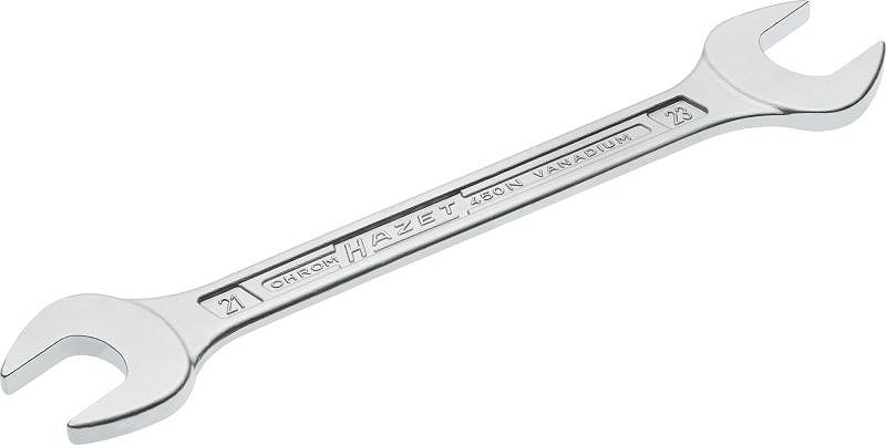 Hazet Doppel-Maulschlüssel - Außen-Sechskant Profil - 21 x 23 mm [Hersteller-Nr. 450N-21X23]
