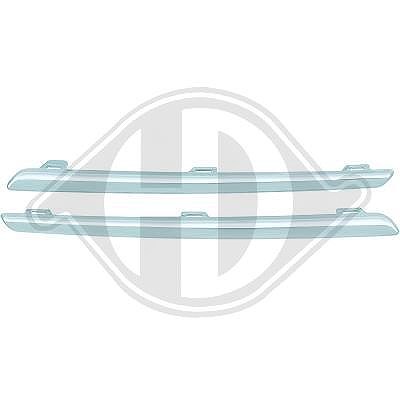 Diederichs Zier-/Schutzleistensatz, Kühlergitter [Hersteller-Nr. 4483042] für Renault