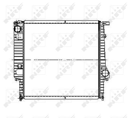 Nrf Kühler, 438 x 432 mm [Hersteller-Nr. 509626] für BMW