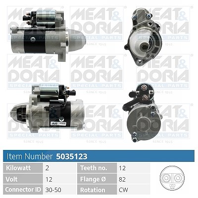 Meat & Doria Starter [Hersteller-Nr. 5035123] für Chrysler, Jeep