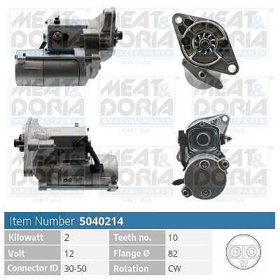 Meat & Doria Starter [Hersteller-Nr. 5040214] für Toyota