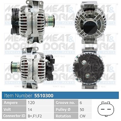 Meat & Doria Generator [Hersteller-Nr. 5510300] für Jeep