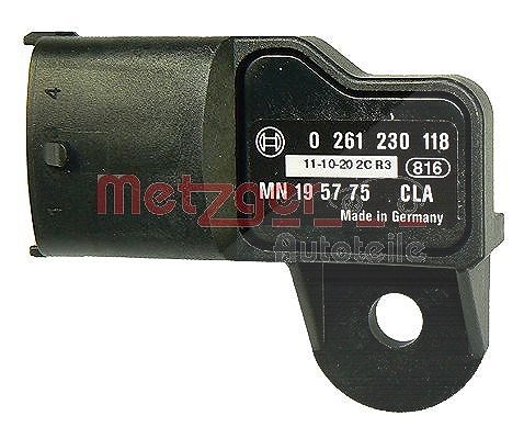 Metzger Autoteile Sensor, Saugrohrdruck [Hersteller-Nr. 0906105] für Smart, Mitsubishi