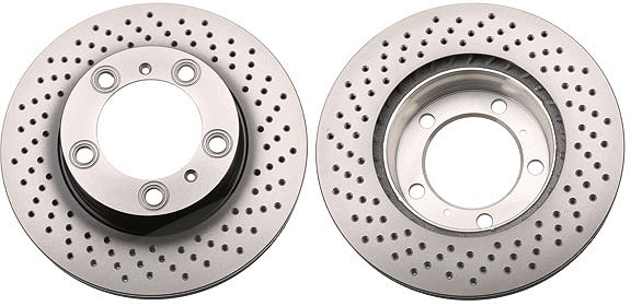 Trw 1x Bremsscheibe [Hersteller-Nr. DF6483S] für Porsche