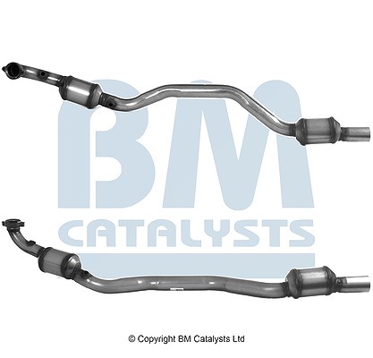 Bm Catalysts Katalysator mit Anbauteilen rechts [Hersteller-Nr. BM91243H] für Mercedes-Benz