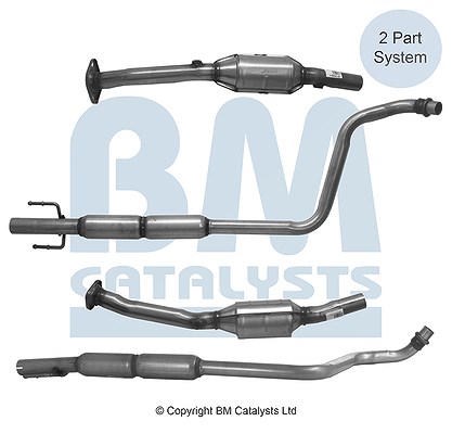 Bm Catalysts Katalysator mit Anbauteilen [Hersteller-Nr. BM91298H] für Toyota