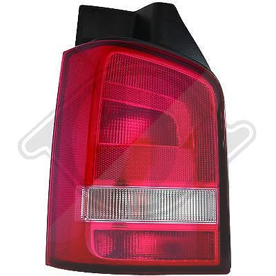 Diederichs Heckleuchte rechts (Beifahrerseite), Blinker weiß [Hersteller-Nr. 2273090] für VW