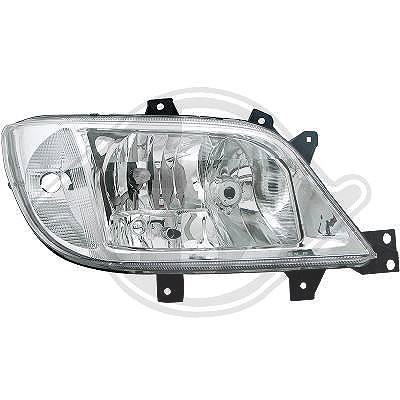 Diederichs Hauptscheinwerfer [Hersteller-Nr. 1662980] für Mercedes-Benz