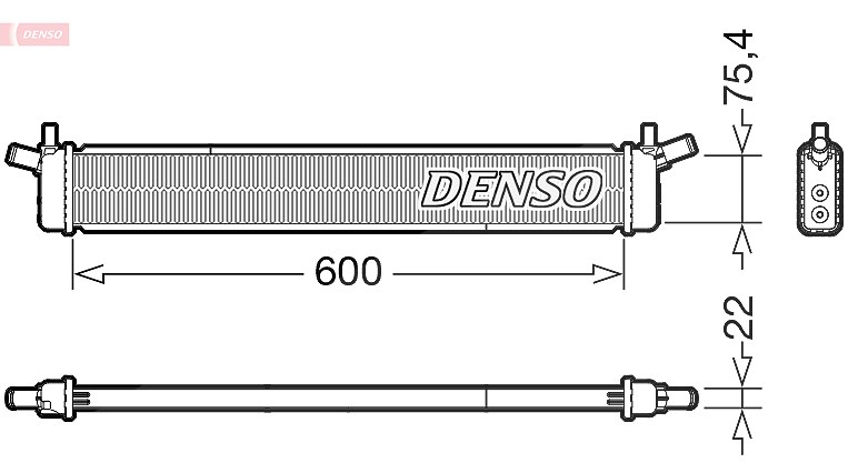 Wasserkühler DRM50136 DENSO für TOYOTA AURIS AURIS Kombi - Bild 6