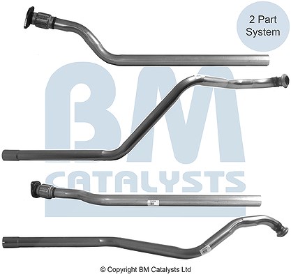 Bm Catalysts Abgasrohr [Hersteller-Nr. BM50028] für Renault