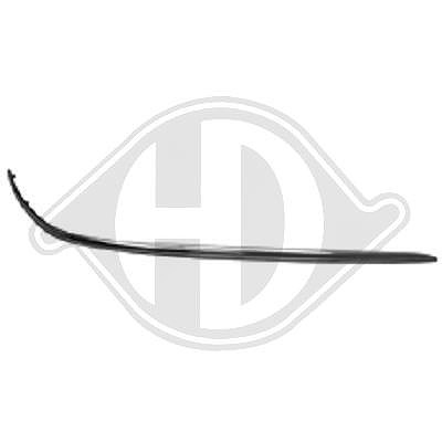 Diederichs Zier-/Schutzleiste, Stoßfänger [Hersteller-Nr. 1671065] für Mercedes-Benz