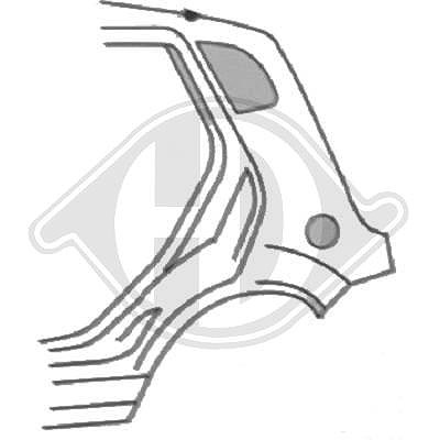 Diederichs Seitenwand [Hersteller-Nr. 1404037] für Ford