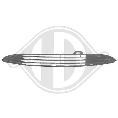 Diederichs Lüftungsgitter, Stoßfänger [Hersteller-Nr. 4225045] für Peugeot