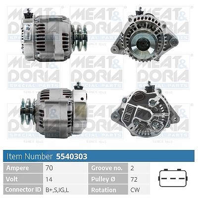Meat & Doria Generator [Hersteller-Nr. 5540303] für Toyota