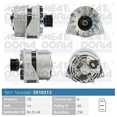 Meat & Doria Generator [Hersteller-Nr. 5510313] für Mercedes-Benz