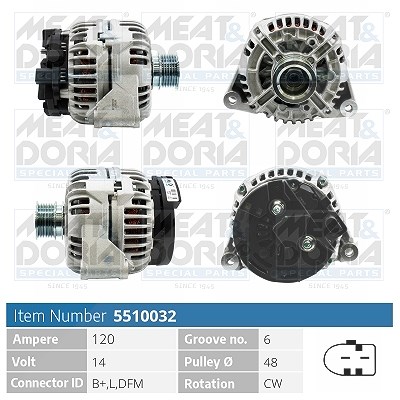 Meat & Doria Generator [Hersteller-Nr. 5510032] für Mercedes-Benz