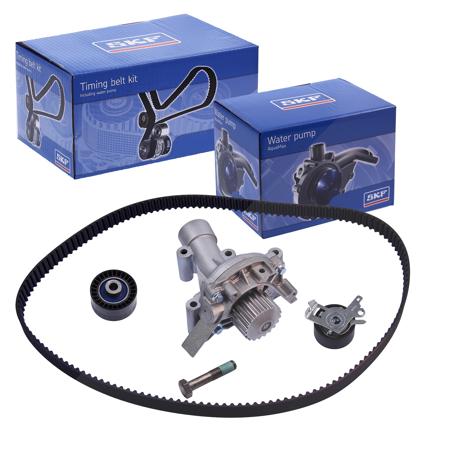 Skf Wasserpumpe + Zahnriemensatz [Hersteller-Nr. VKMC03235] für Lancia, Fiat, Citroën, Peugeot