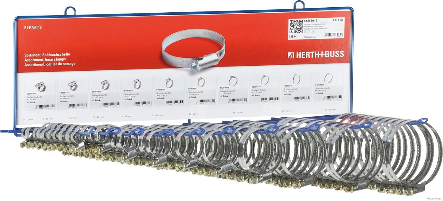 Herth+buss Elparts Sortiment, Schlauchverbinder [Hersteller-Nr. 54268011]