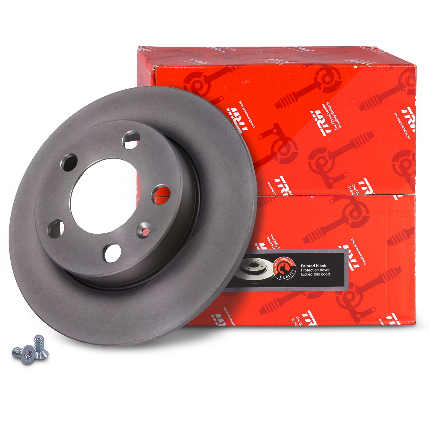 Trw Bremsscheibe voll hinten [Hersteller-Nr. DF2805] für Seat, VW, Audi, Skoda