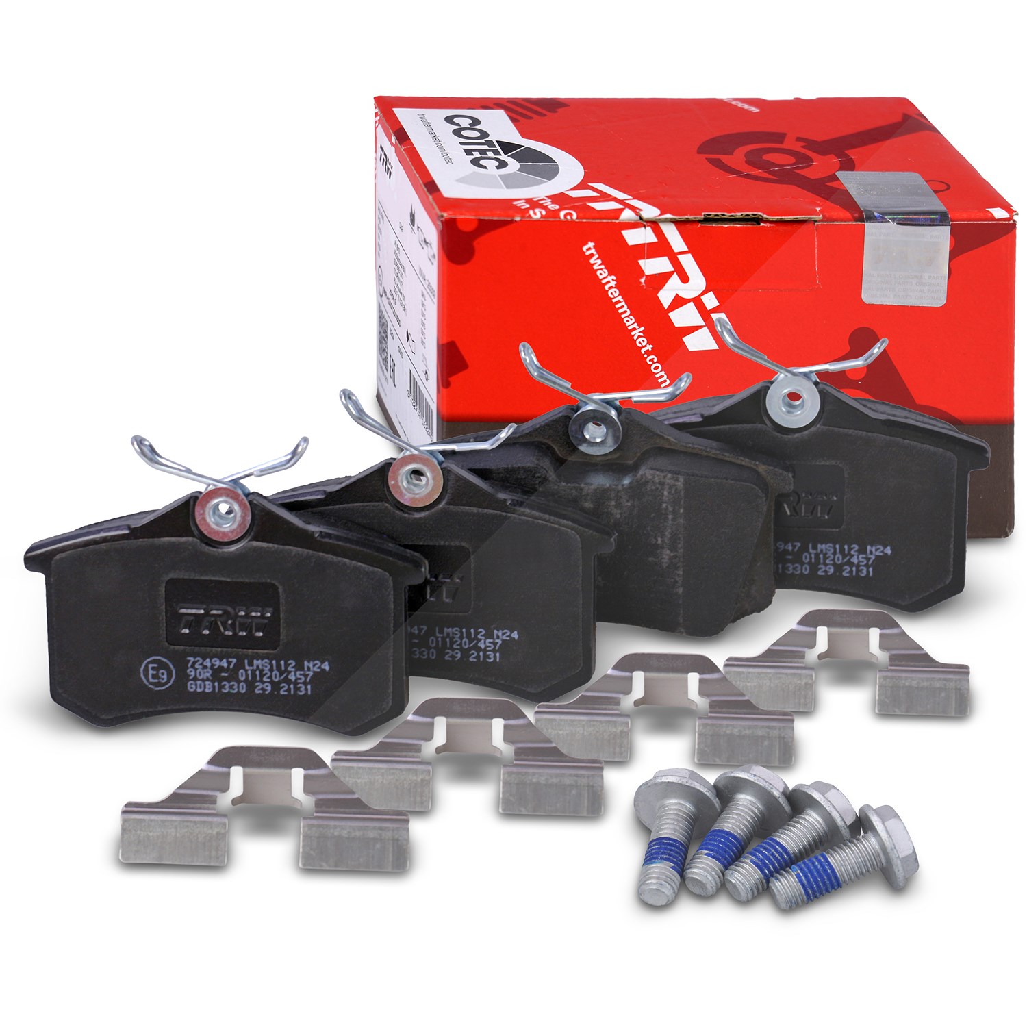 Trw Bremsbelagsatz hinten [Hersteller-Nr. GDB1330] für Ds, Citroën, Opel, Renault, Mg, Peugeot, Audi, VW, Skoda, Ford, Vauxhall, Seat