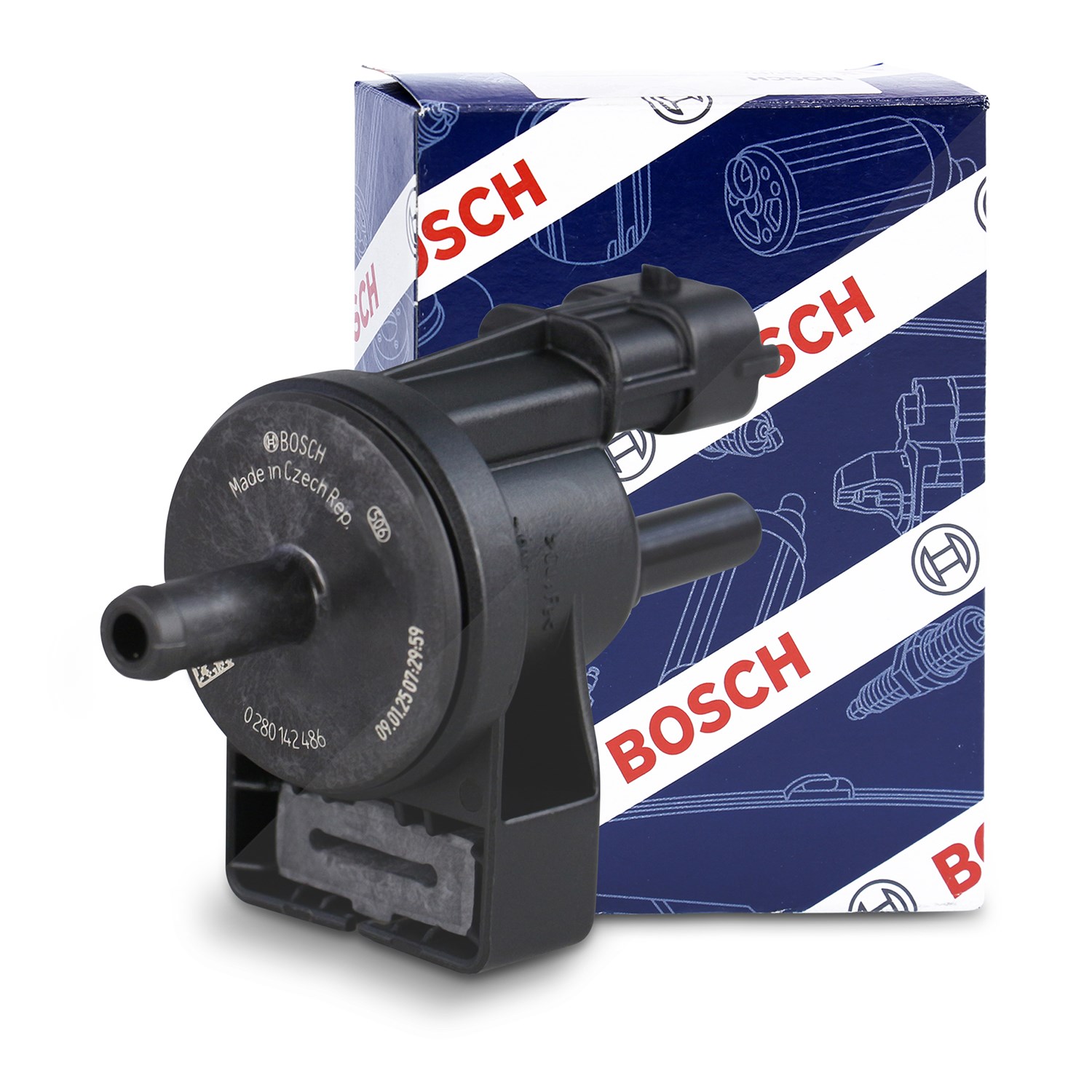 Bosch Entlüftungsventil Verdampfungskontrolle [Hersteller-Nr. 0280142486] für Opel, Vauxhall, Chevrolet