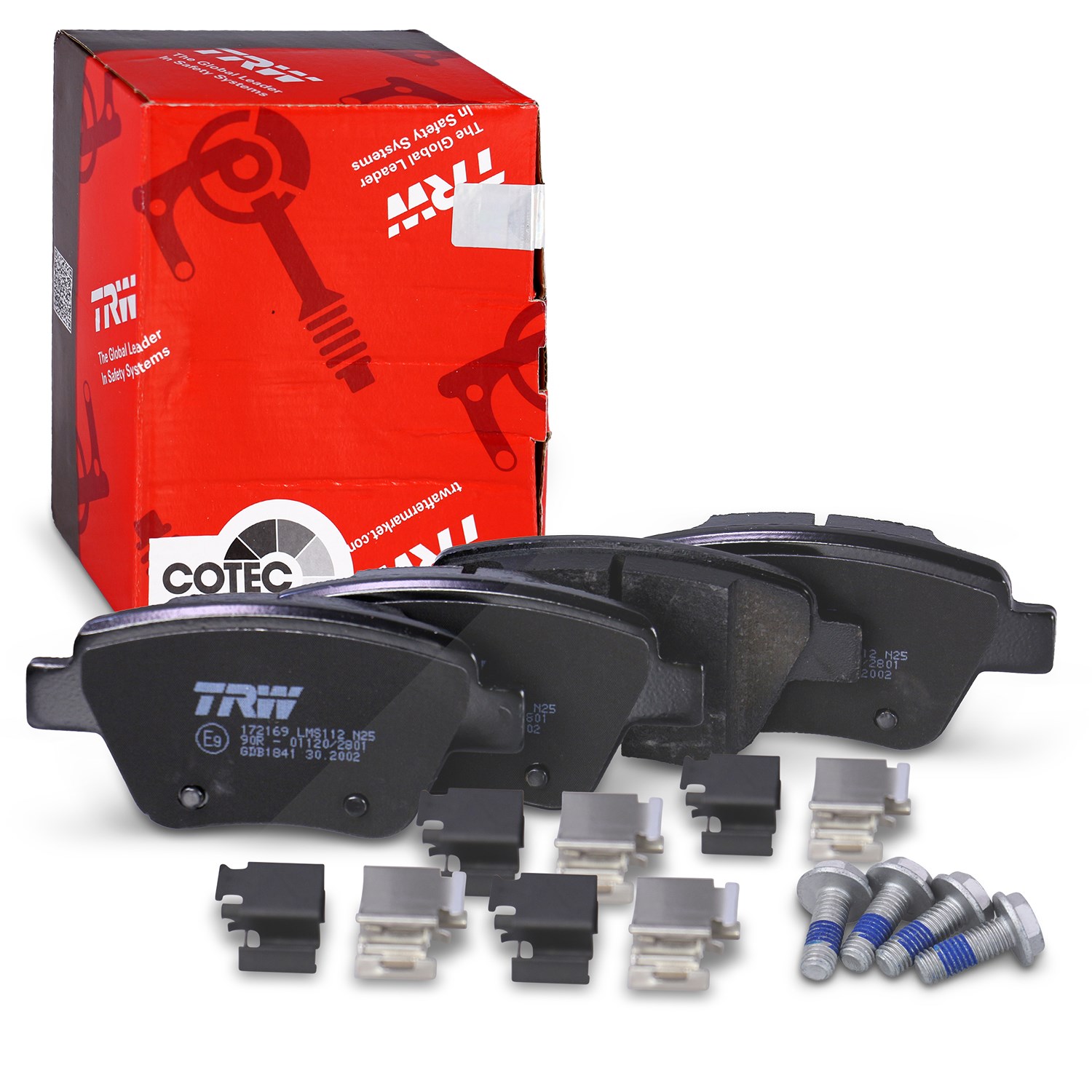 Trw Bremsbelagsatz hinten [Hersteller-Nr. GDB1841] für Audi, Skoda, VW, Seat