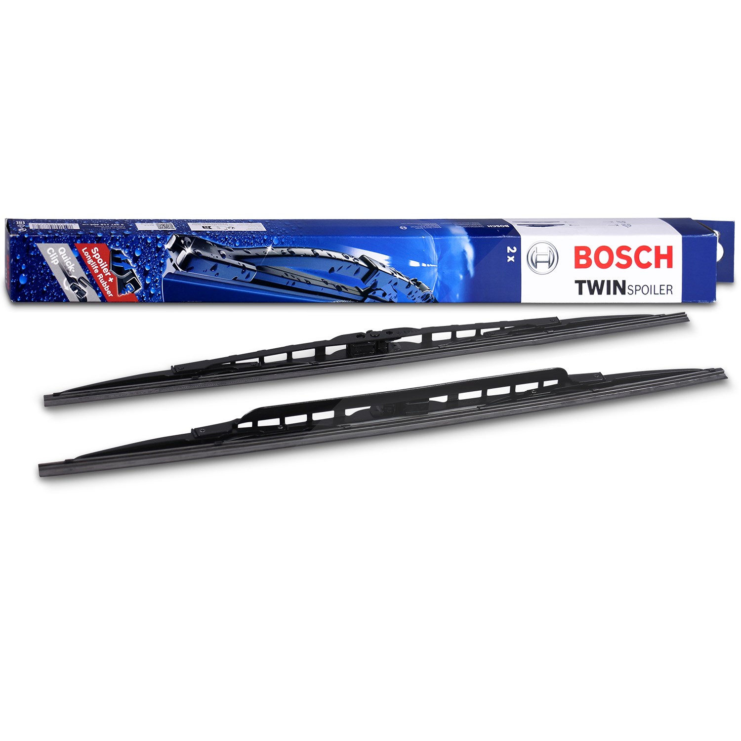Bosch Wischerblatt Twin Spoiler 480S [Hersteller-Nr. 3397118541] für Daewoo, Porsche, Ford, Nissan, Suzuki, Mini, Honda, Fiat, Jeep, VW, Mitsubishi, T