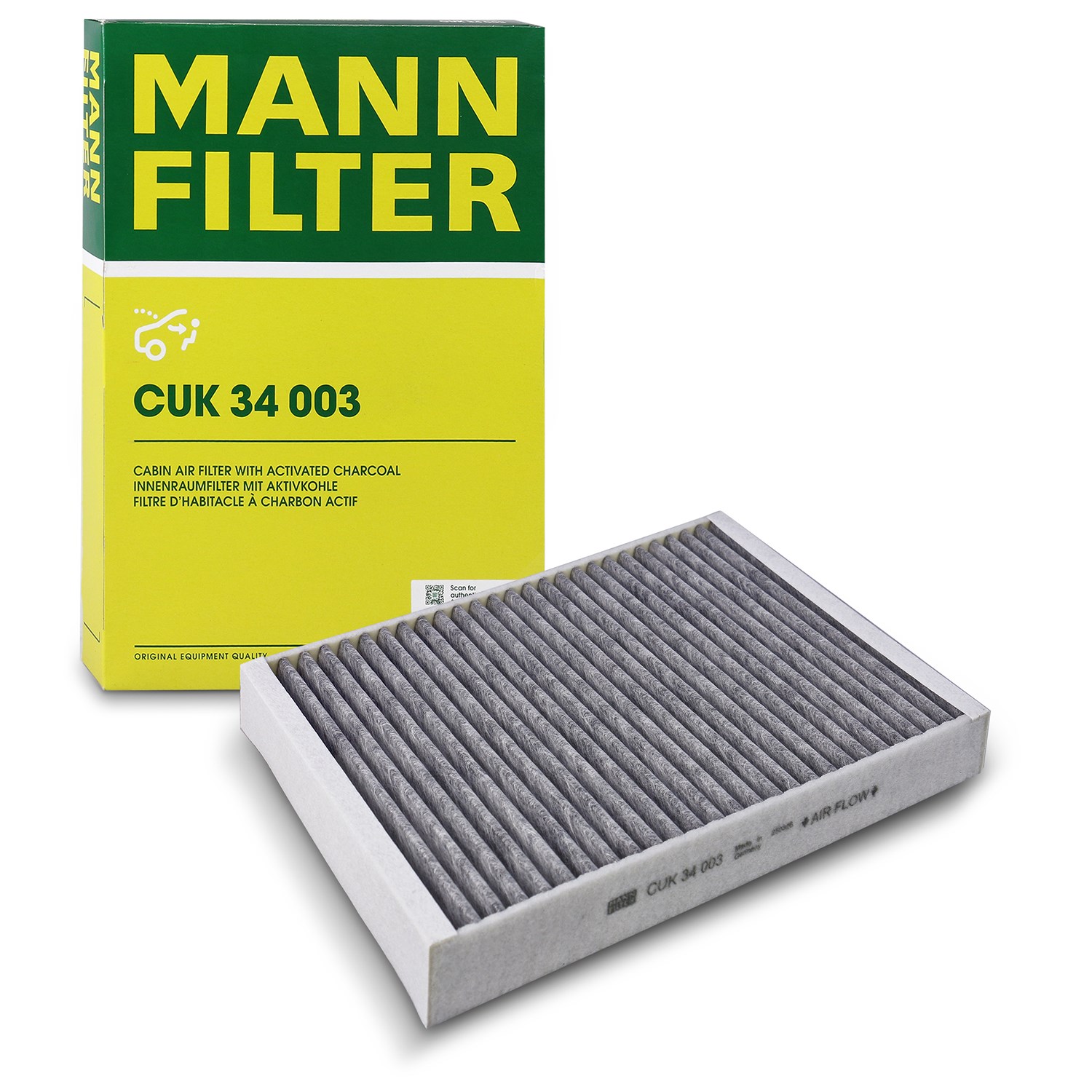 Mann-filter Filter, Innenraumluft [Hersteller-Nr. CUK34003] für Polestar, Volvo