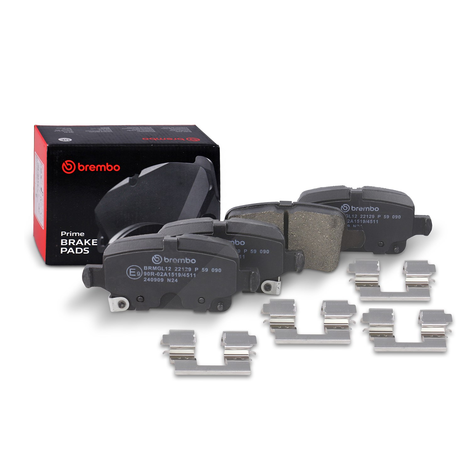 Brembo Bremsbelagsatz hinten [Hersteller-Nr. P59090] für Vauxhall, Chevrolet, Opel