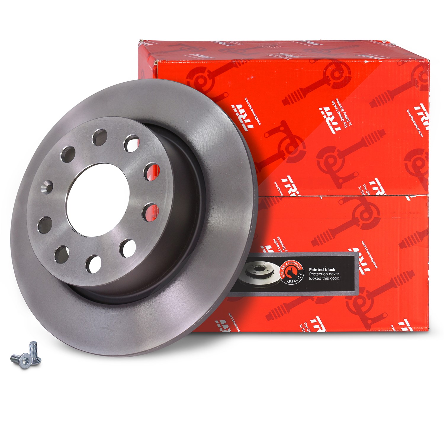 Trw Bremsscheibe voll hinten [Hersteller-Nr. DF4276] für VW, Audi, Skoda, Seat
