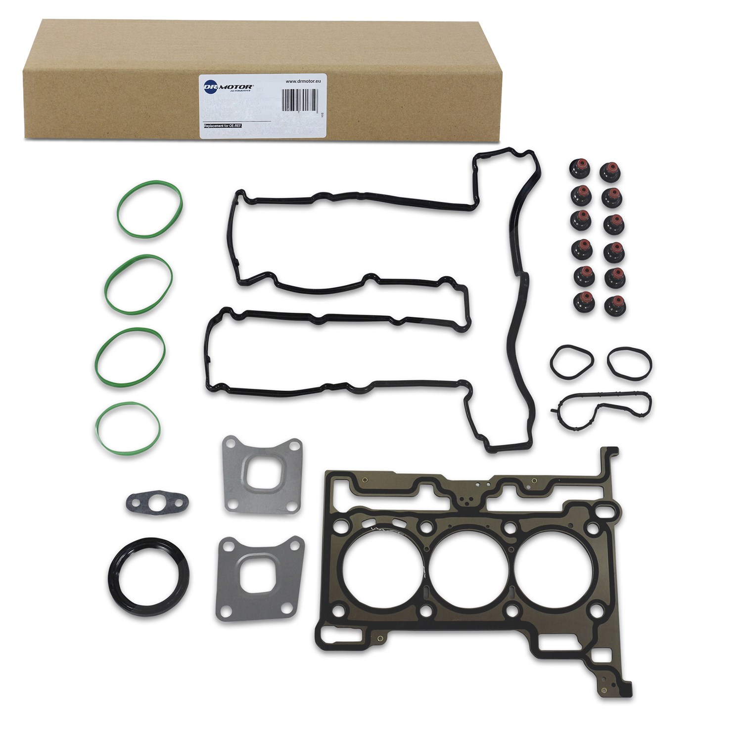 Dr.motor Automotive Dichtungssatz, Zylinderkopf [Hersteller-Nr. DRM63001] für Ford