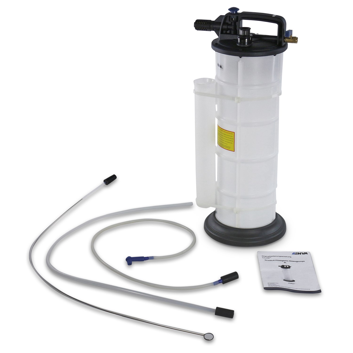 Enva Druckluft Flüssigkeits-Absaugpumpe, Ölabsauggerät - 9L [Hersteller-Nr. 40985424]