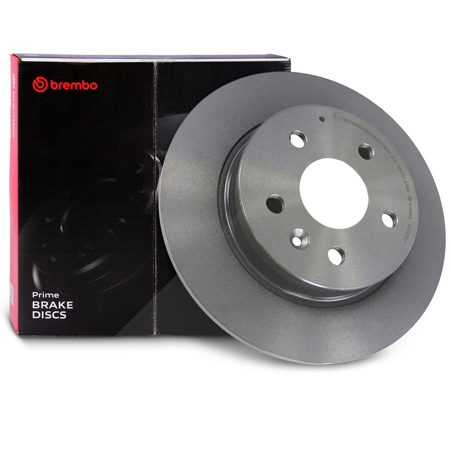 Brembo Bremsscheibe voll hinten [Hersteller-Nr. 08.D225.11] für Opel, Vauxhall