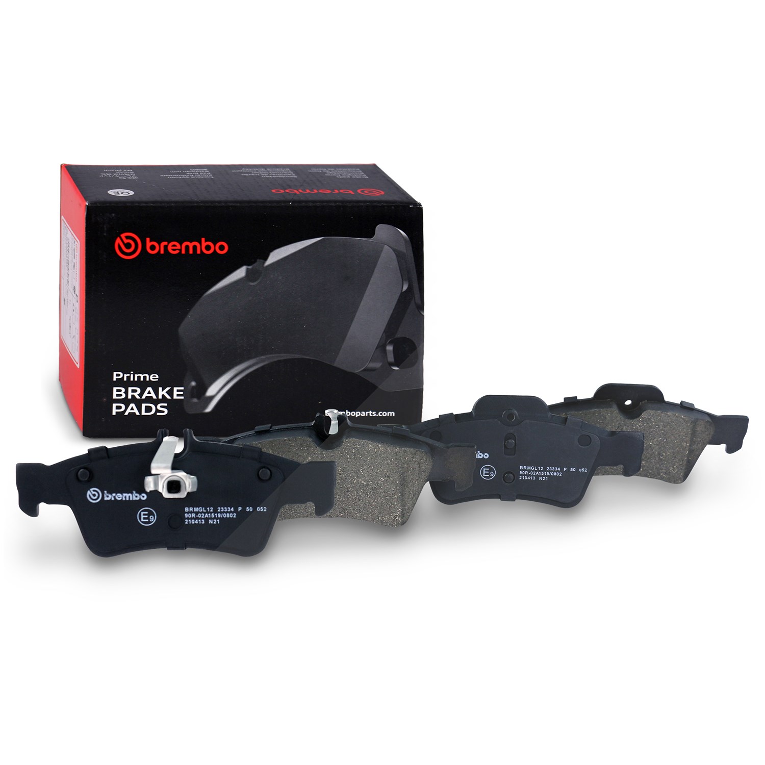 Brembo Bremsbelagsatz hinten [Hersteller-Nr. P50052] für Mercedes-Benz