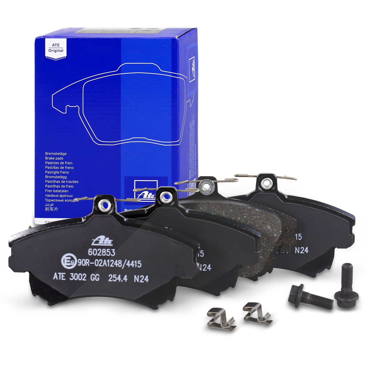 Ate Bremsbelagsatz Vorderachse [Hersteller-Nr. 13.0460-2853.2] für Volvo, Mitsubishi