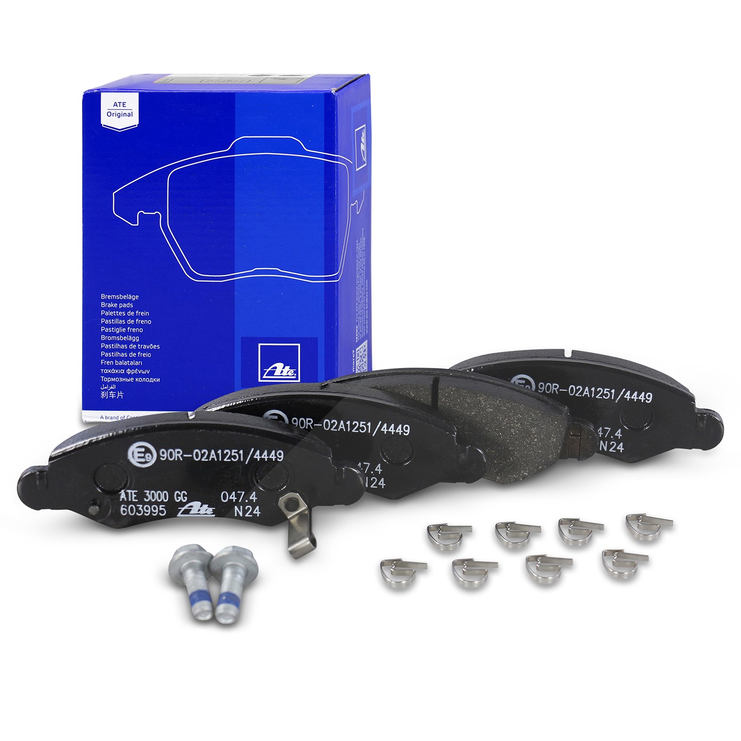 Ate Bremsbelagsatz Vorderachse [Hersteller-Nr. 13.0460-3995.2] für Opel, Subaru, Vauxhall, Suzuki