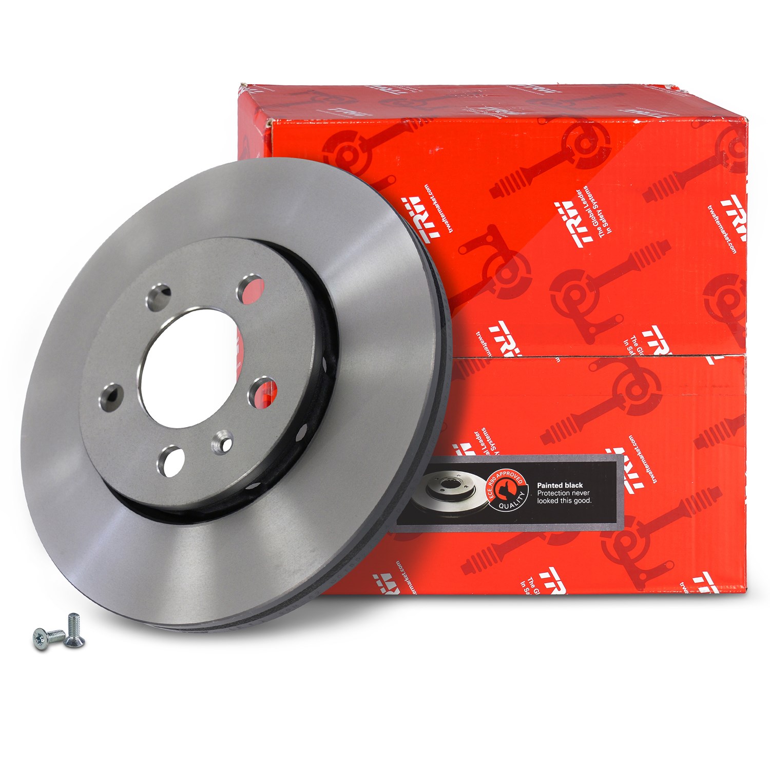Trw Bremsscheibe belüftet vorne [Hersteller-Nr. DF2803] für VW, Seat, Audi, Skoda