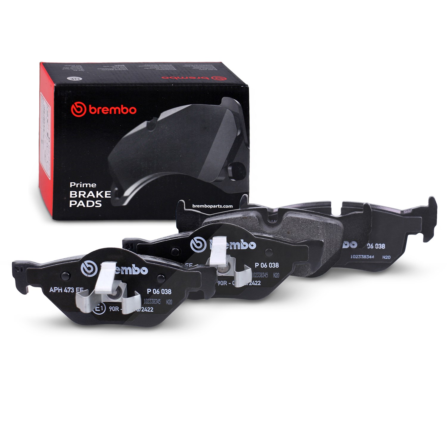 Brembo Bremsbelagsatz hinten [Hersteller-Nr. P06038] für BMW