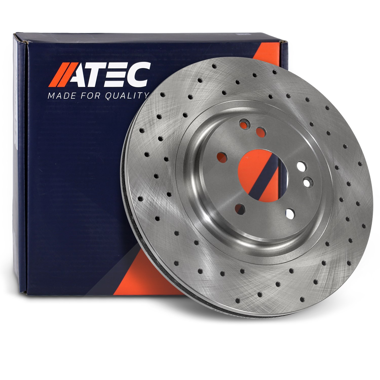 Atec Bremsscheibe Vorderachse Belüftet/Gelocht [Hersteller-Nr. 10602936] für Mercedes-Benz