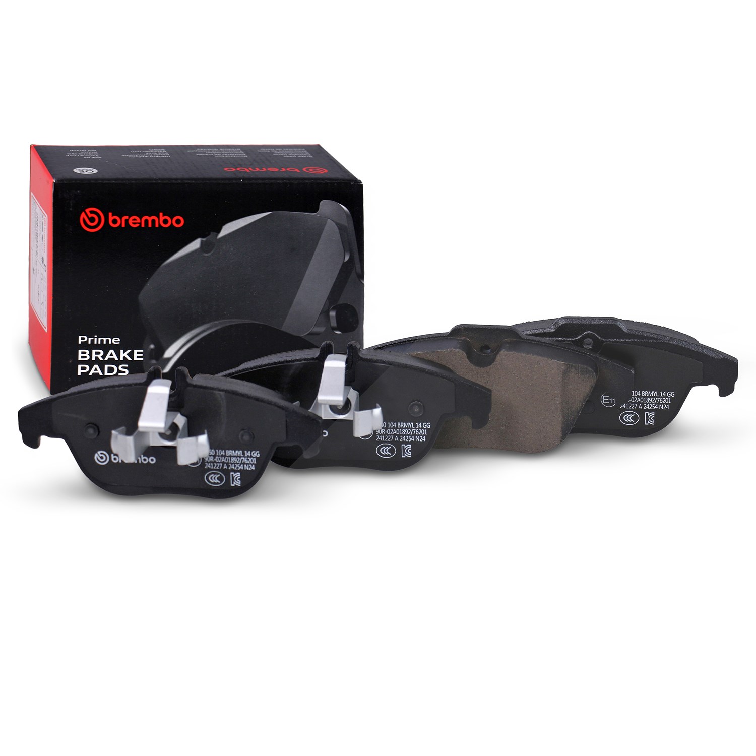 Brembo Bremsbelagsatz hinten [Hersteller-Nr. P50104] für Mercedes-Benz