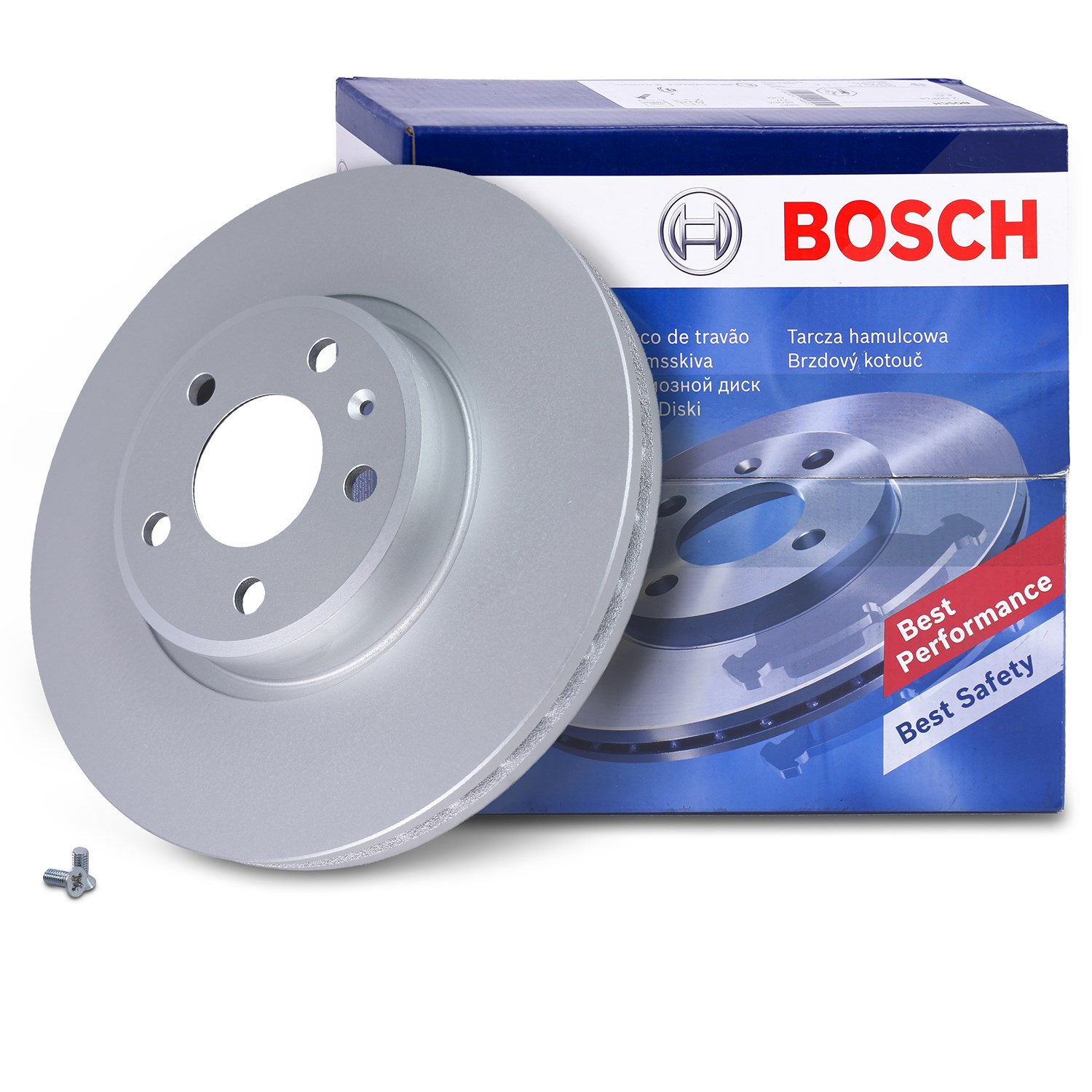 Bosch 1x Bremsscheibe belüftet vorne [Hersteller-Nr. 0986479E49] für Audi