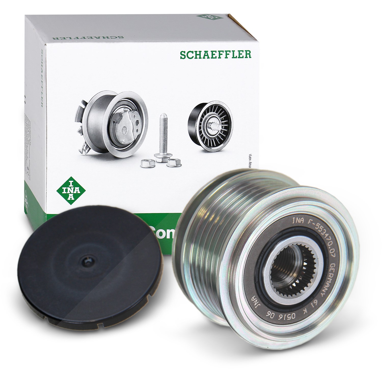 Schaeffler Ina Freilauf Riemenscheibe Lichtmaschine [Hersteller-Nr. 535001210] für Ktm, VW, Jeep, Skoda, Ford, Porsche, Seat, Audi, Mitsubishi, Dodge