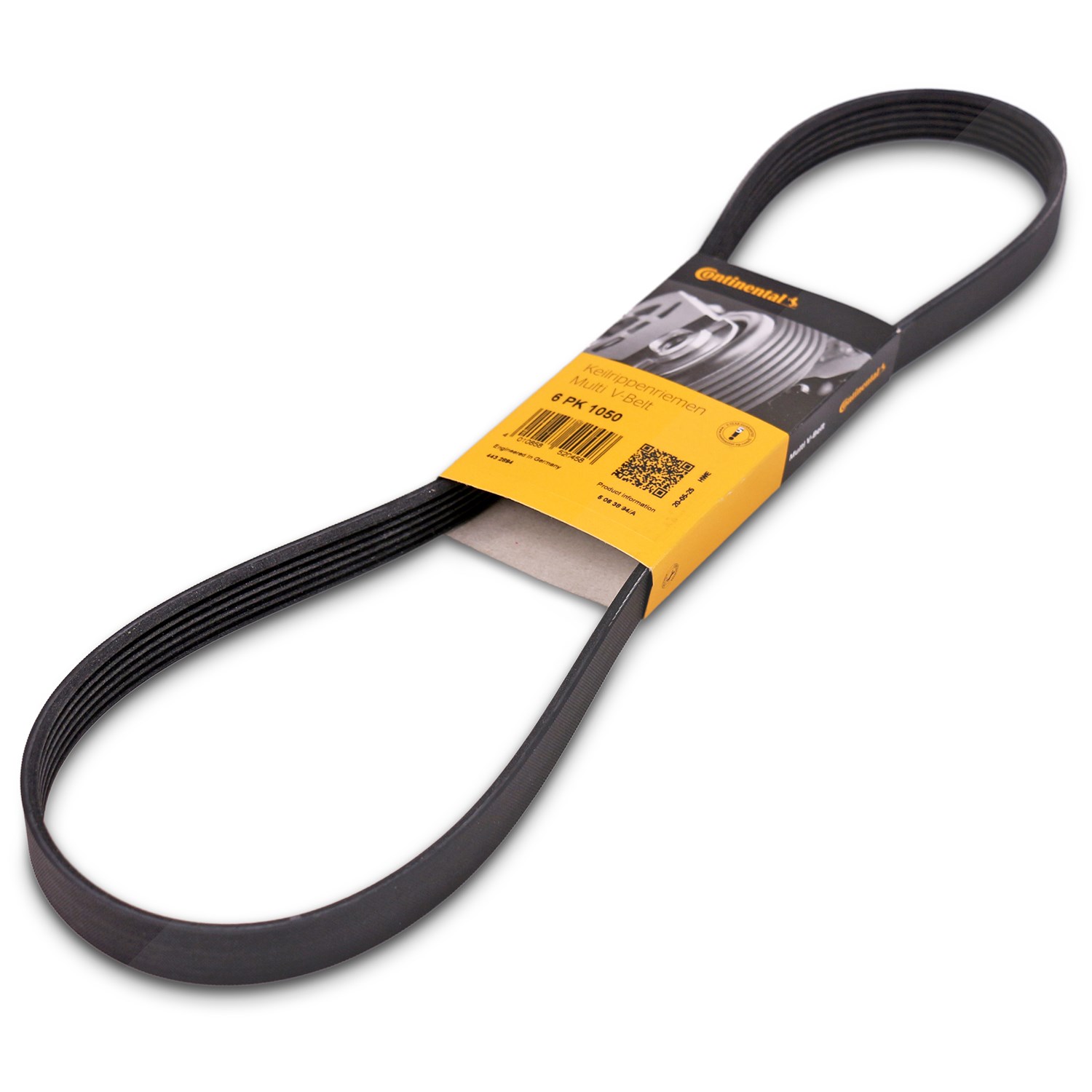 Continental Ctam Keilrippenriemen [Hersteller-Nr. 6PK1050] für Suzuki, Skoda, Seat, Renault Trucks, Opel, Citroën, Saab, Toyota, Iveco, Peugeot, Fiat,