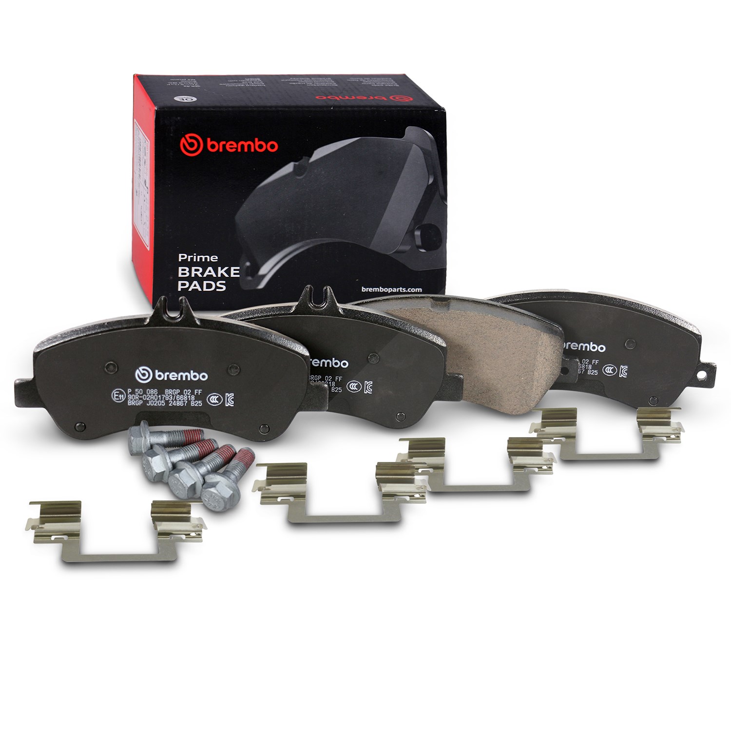 Brembo Bremsbelagsatz vorne [Hersteller-Nr. P50086] für Mercedes-Benz