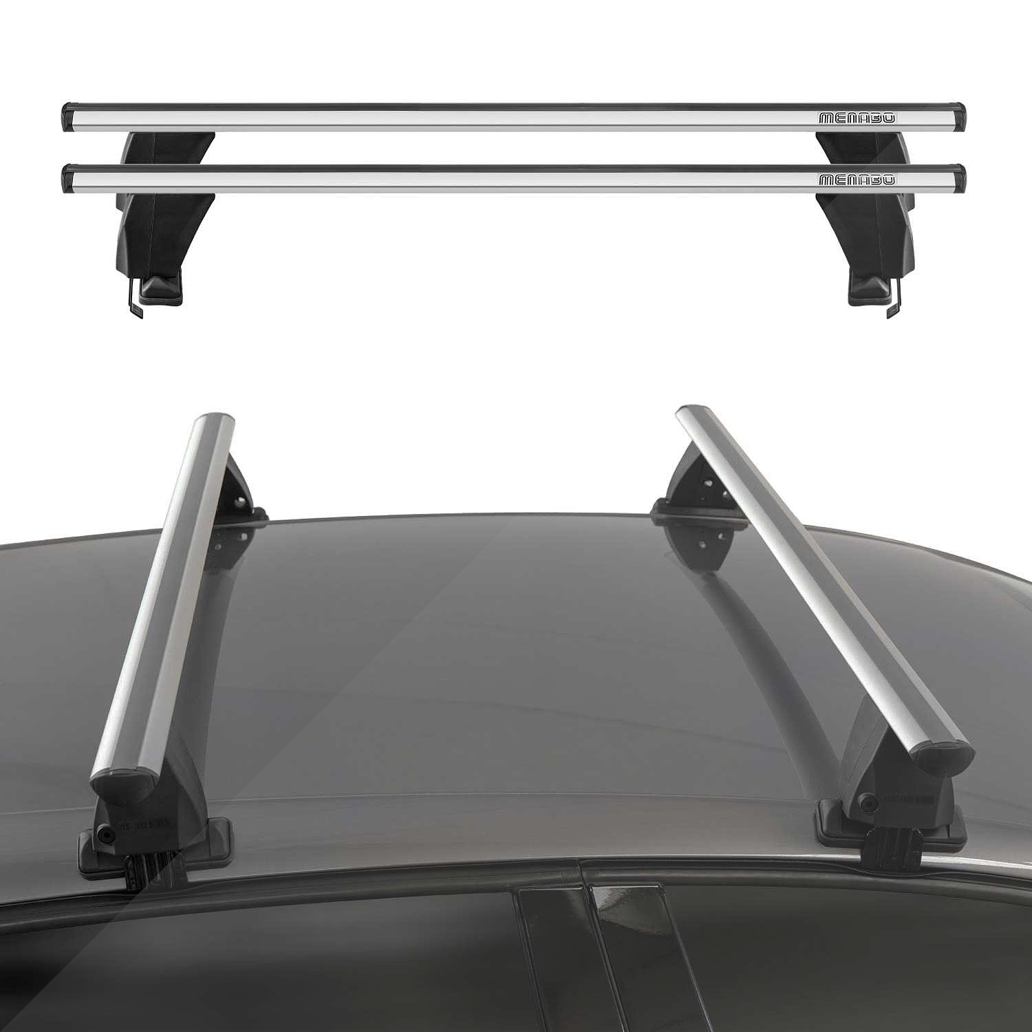Omac Dachträger Querträger Alu Für Dacia Logan Mk1 2004-2012 – Abschließbar – T-Nut – City-Crash-Getestet – Max. 50 Kg Silber 8698797431033 - Image 2