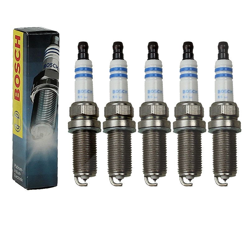 Bosch 5x Zündkerze [Hersteller-Nr. 0242235743] für Volvo, Ford