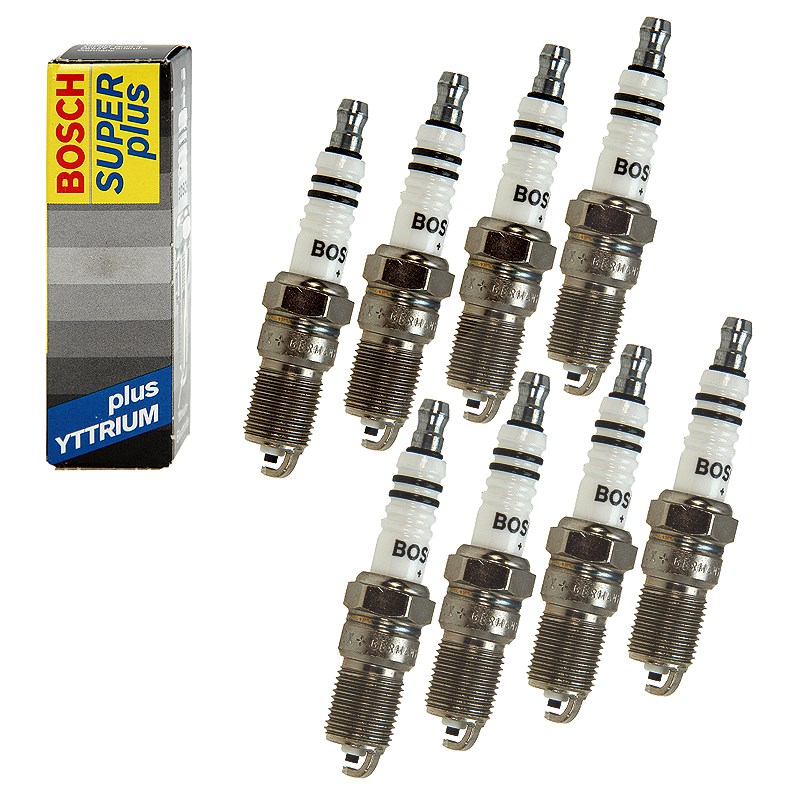 Bosch 8x Zündkerze [Hersteller-Nr. 0242229775] für Chevrolet, Cadillac
